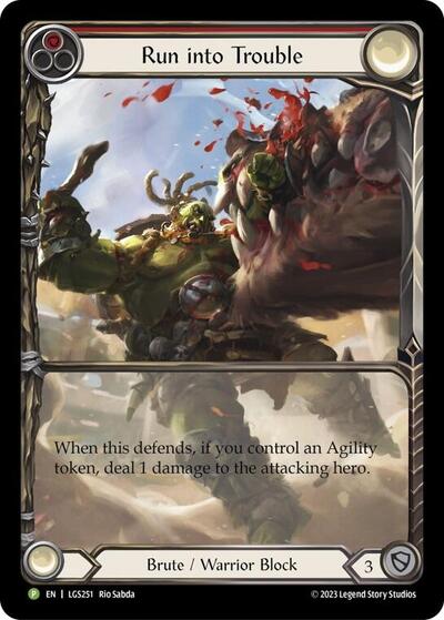 LGS Run into Trouble - LGS251 Rainbow Foil