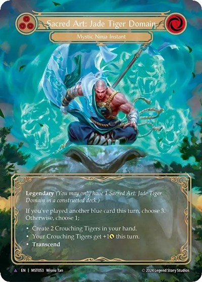 MST Sacred Art: Jade Tiger Domain (Marvel) Cold Foil