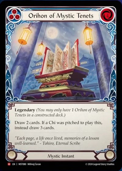 MST Orihon of Mystic Tenets Rainbow Foil