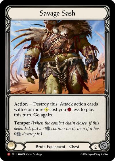 AKO Savage Sash Rainbow Foil