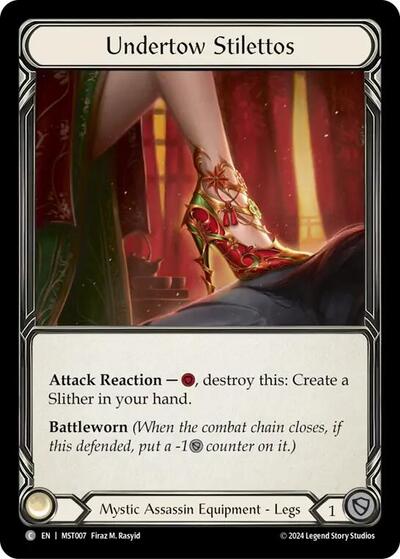MST Undertow Stilettos Cold Foil