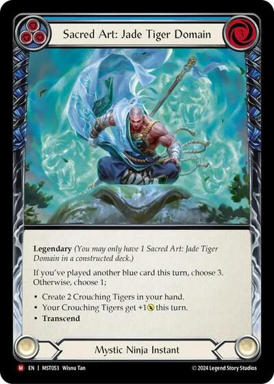 MST Sacred Art: Jade Tiger Domain // Inner Chi