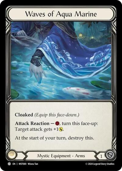 MST Waves of Aqua Marine Cold Foil