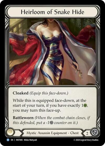 MST Heirloom of Snake Hide Cold Foil