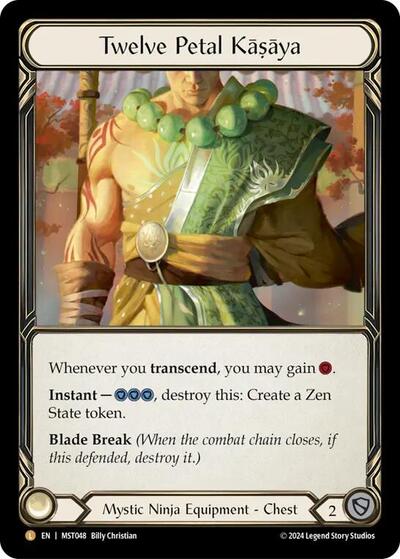 MST Twelve Petal Kasaya Rainbow Foil