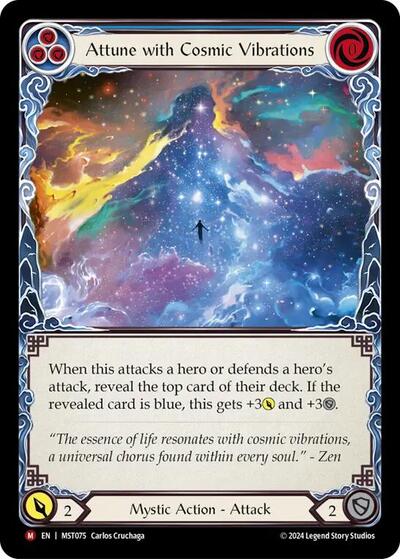 MST Attune with Cosmic Vibrations Rainbow Foil