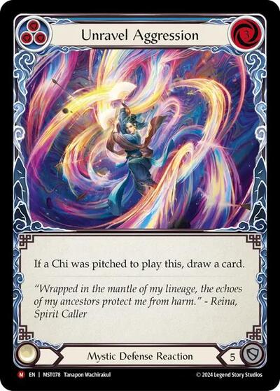 MST Unravel Aggression Rainbow Foil