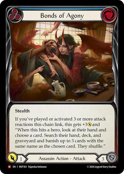 MST Bonds of Agony Rainbow Foil