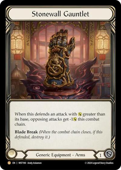 MST Stonewall Gauntlet Cold Foil
