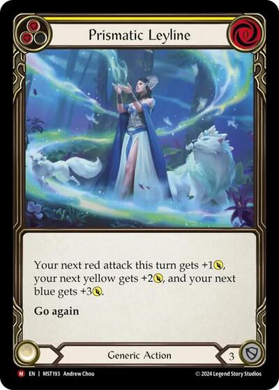MST Prismatic Leyline Rainbow Foil