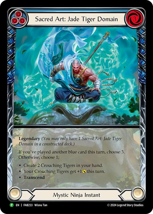Sacred Art: Jade Tiger Domain - FAB233