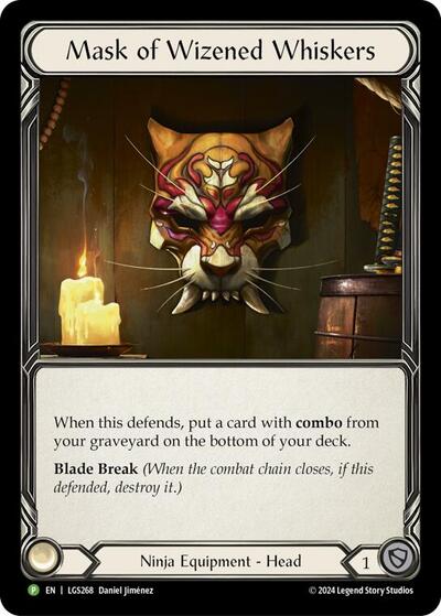 LGS Mask of Wizened Whiskers - LGS268 Rainbow Foil
