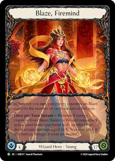HER Blaze Firemind - HER117 Rainbow Foil
