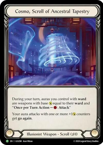 LGS Cosmo Scroll of Ancestral Tapestry - LGS298 Cold Foil