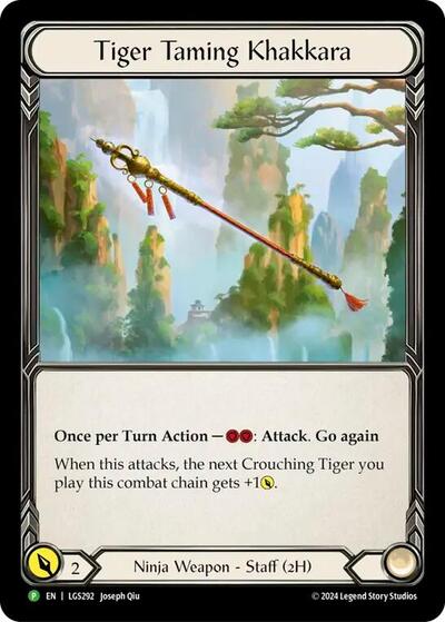 LGS Tiger Taming Khakkara - LGS292 Rainbow Foil