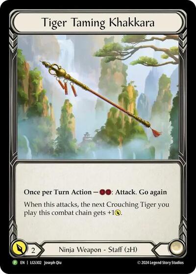 LGS Tiger Taming Khakkara - LGS302 Cold Foil