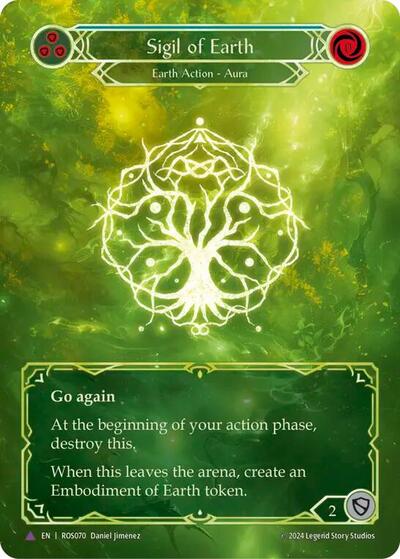 ROS Sigil of Earth (Marvel) Cold Foil