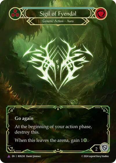 ROS Sigil of Fyendal (Marvel) Cold Foil