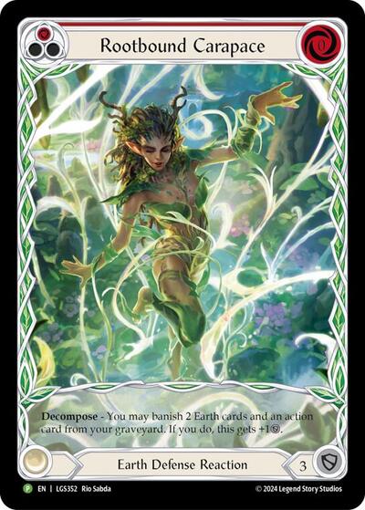 LGS Rootbound Carapace (Red) (Extended Art) - LGS352 Rainbow Foil