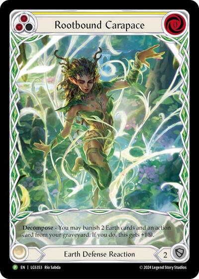 LGS Rootbound Carapace (Yellow) (Extended Art) - LGS353 Rainbow Foil