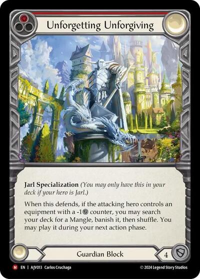 AJV Unforgetting Unforgiving Rainbow Foil