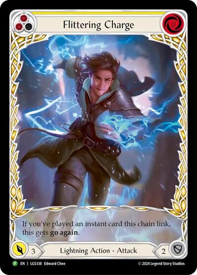 LGS Flittering Charge (Yellow) (Extended Art) Rainbow Foil