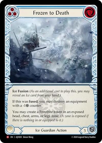 AJV Frozen to Death Rainbow Foil