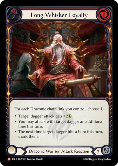 HNT Long Whisker Loyalty Rainbow Foil