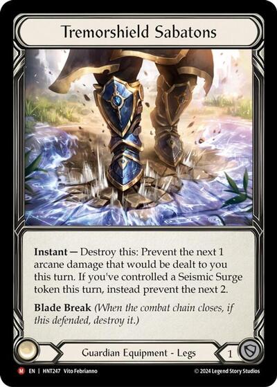 HNT Tremorshield Sabatons Cold Foil