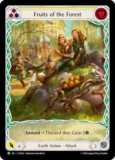 LGS Fruits of the Forest (Yellow) - LGS343 Rainbow Foil