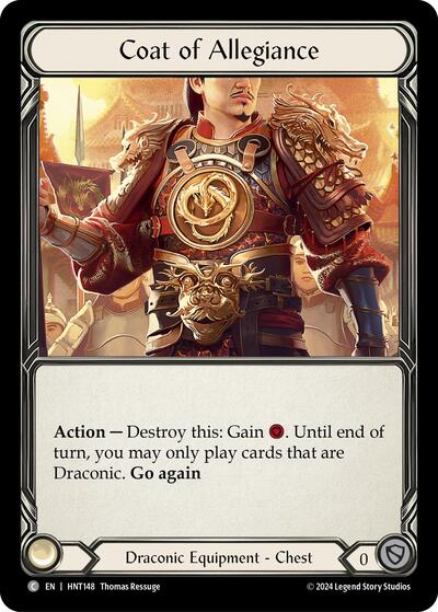 HNT Coat of Allegiance Cold Foil