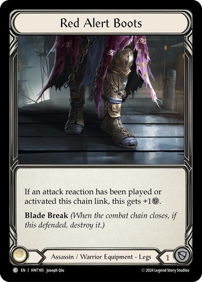 HNT Red Alert Boots Cold Foil