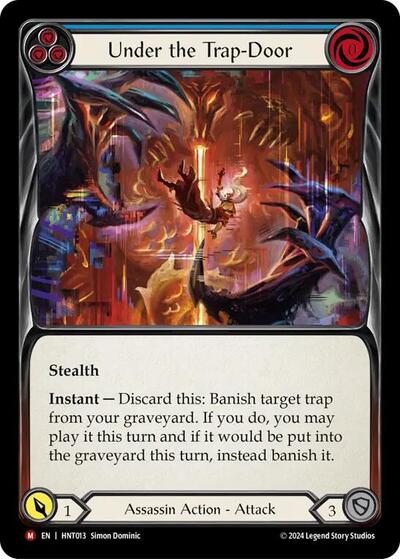 HNT Under the Trap-Door Rainbow Foil