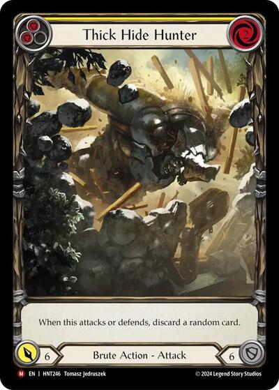 HNT Thick Hide Hunter (Extended Art) Rainbow Foil