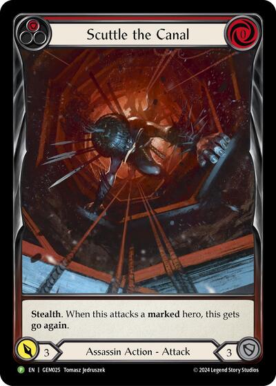 GEM Scuttle the Canal (Red)