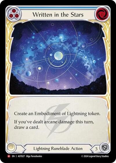 AST Written in the Stars Rainbow Foil