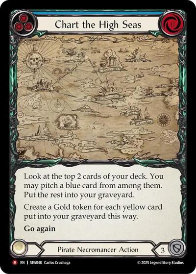 SEA Chart the High Seas Rainbow Foil