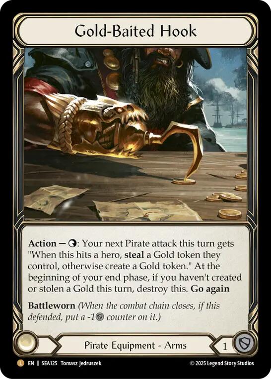 Gold-Baited Hook