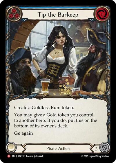 SEA Tip the Barkeep Rainbow Foil