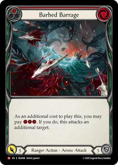 SEA Barbed Barrage Rainbow Foil