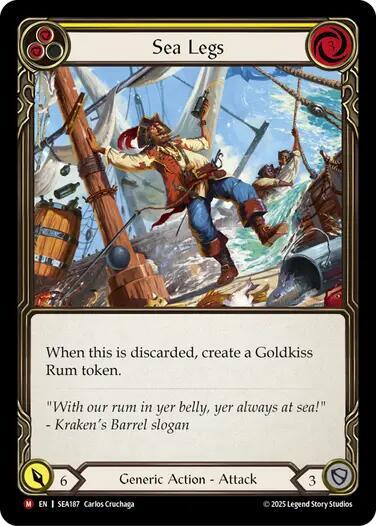 SEA Sea Legs Rainbow Foil