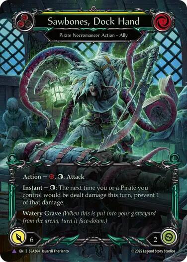 SEA Sawbones Dock Hand Cold Foil