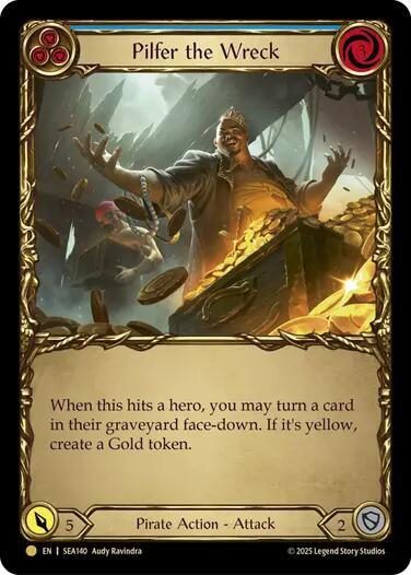 SEA Pilfer the Wreck (Blue) (Treasure) Cold Foil