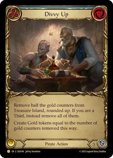 SEA Divvy Up (Treasure) Cold Foil
