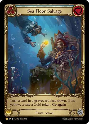 SEA Sea Floor Salvage (Treasure) Cold Foil