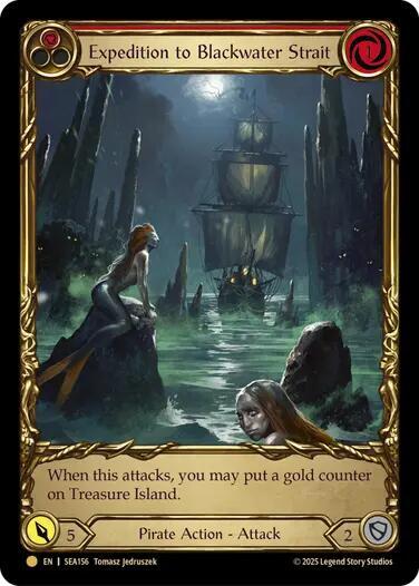 SEA Expedition to Blackwater Strait (Treasure) Cold Foil