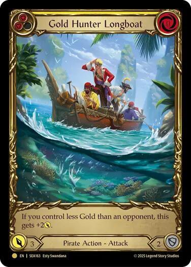 SEA Gold Hunter Longboat (Treasure) Cold Foil