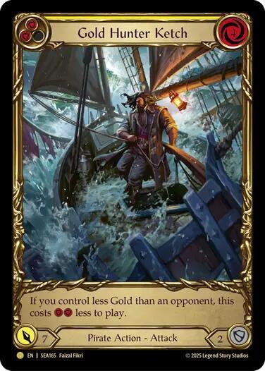 SEA Gold Hunter Ketch (Treasure) Cold Foil