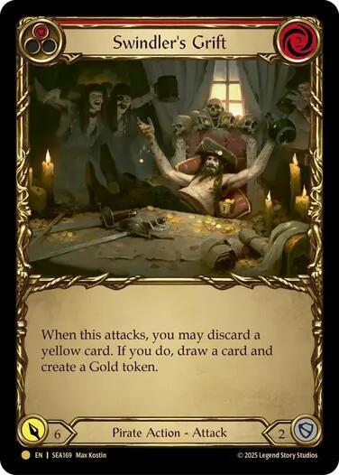 SEA Swindler's Grift (Red) (Treasure) Cold Foil