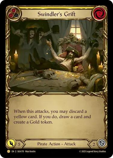SEA Swindler's Grift (Yellow) (Treasure) Cold Foil